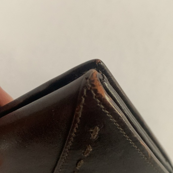 Yves Saint Laurent Rive Gauche Muse Billfold Wallet in Chocolate Brown - Picture 14 of 16